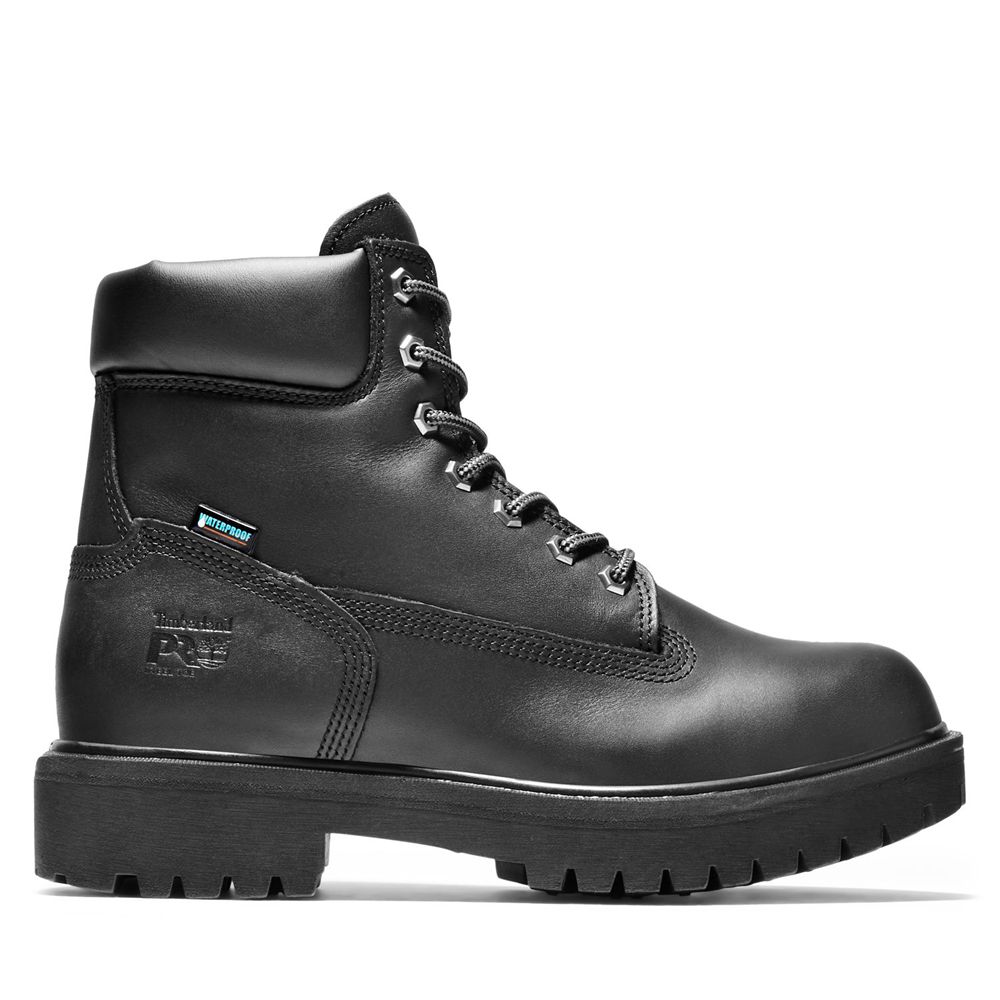 Botas Pro Timberland Hombre Pro Direct Attach 6\" Steel Toe Negras - Chile OCW-462759